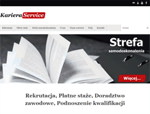 Tablet Screenshot of karieraservice.pl